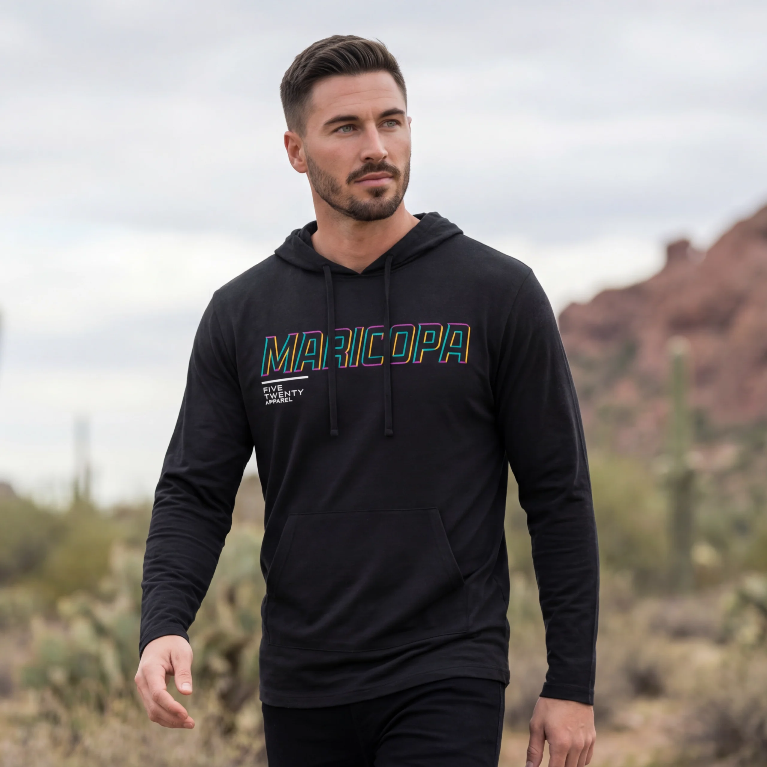 five twenty apparel retro hoodie lightweight maricopa